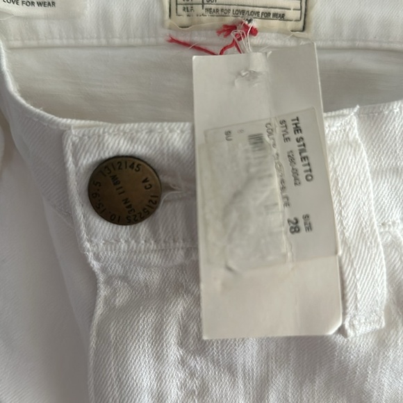 Current/Elliot white jeans size 28 - Picture 3 of 8
